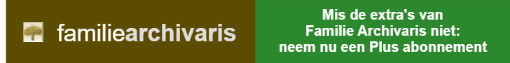 Neem een Familie Archivaris Plus abonnement! Familie Archivaris banner
